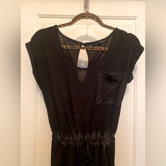 Distressed black jumpsuit - Picture 2 of 4
